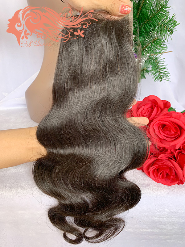 Csqueen Raw hair Line Wave 5*5 HD Lace Closure 100% Human Hair